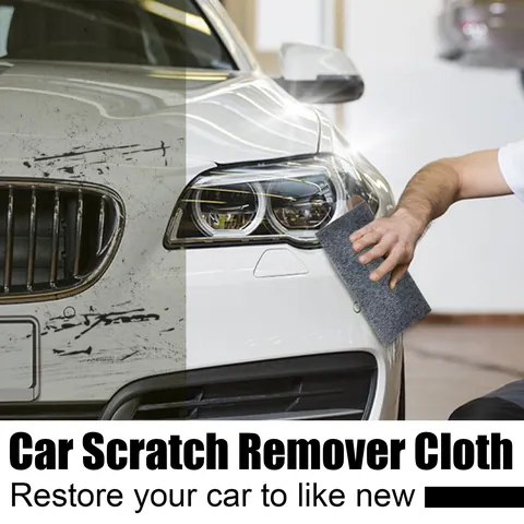 Paño Quitaarañazos para Coche Paño Nano Sparkle para Reparación de Pintura Pulido de Manchas de Agua Paños de Fibra Gris Mantenimiento
