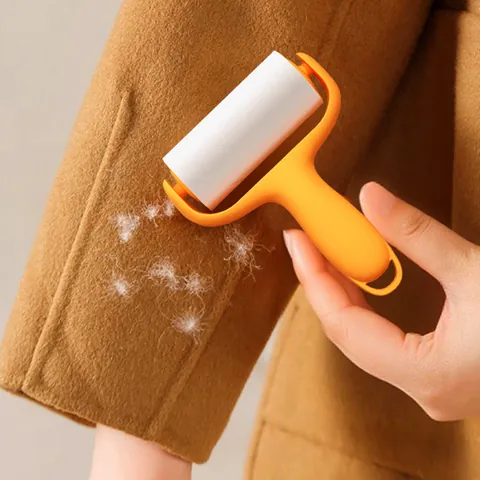 Portable Mini Lint Roller With Refills And Storage Box Pet Hair Remover For Clothing Travel Sticky Dust Roller