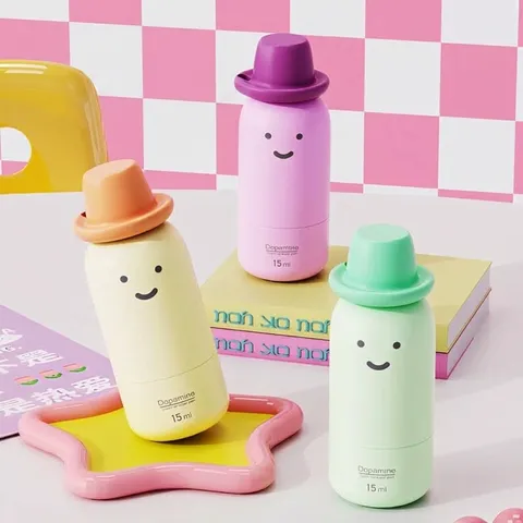 Portable Stain Remover Pen Waterless Clothing Cleaner Oil Stain Removal Pen Dopamine Style Cartoon For Home White Clothes