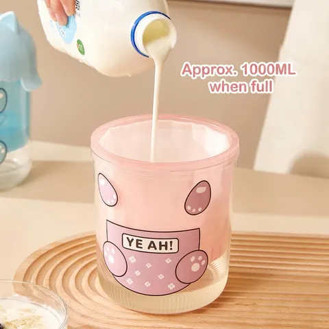 Passoire à Yogourt Chat de Dessin Animé Séparateur de Lactosérum en Acier Inoxydable Filtre à Yogourt Grec Maison
