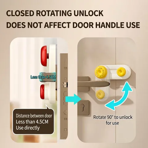 Portable Door Stopper Blocker Security Latch For Solo Women Living Hotel Travel Home Safety Child Proof Pet Protection ABS Door Stopper Device