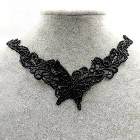 Butterfly Water Soluble Lace Applique 3D Hollow Embroidery Patch For Clothing Dress DIY Sewing Accessories Decor
