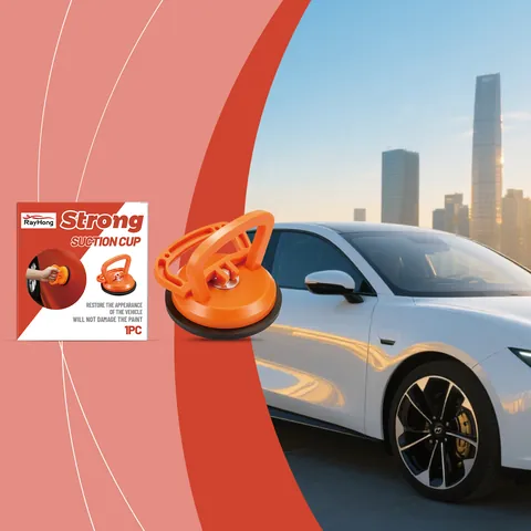 RAYHONG Car Dent Puller High Strength Suction Cup Auto Body Dent Repair Tool For Vehicle Door Dent Removal Plastic Rubber Metal Repair Sucker