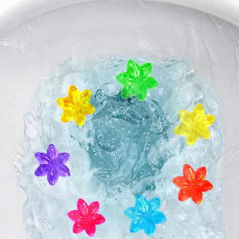 Toilet Bowl Cleaner Gel Stamp Long Lasting Deodorizing Aromatherapy Floral Toilet Cleaning Gel For Bathroom Cleaning