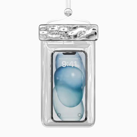Transparent Waterproof Phone Pouch IPX8 Universal Mobile Phone Dry Bag Case With Lanyard For Swimming Diving Drifting