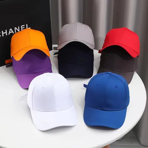 Cappello da Baseball Unisex Casual in Cotone Tinta Unita Visiera Curva Protezione Solare All'aperto Streetwear Regolabile Sport Trucker Cap