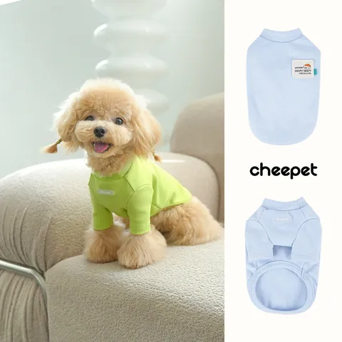 CheePet Soft Dralon Pet Dog Clothing Autumn Winter Thermal Base Layer Two-Legged Dog Shirt Dopamine Minimalist Dog Undershirt
