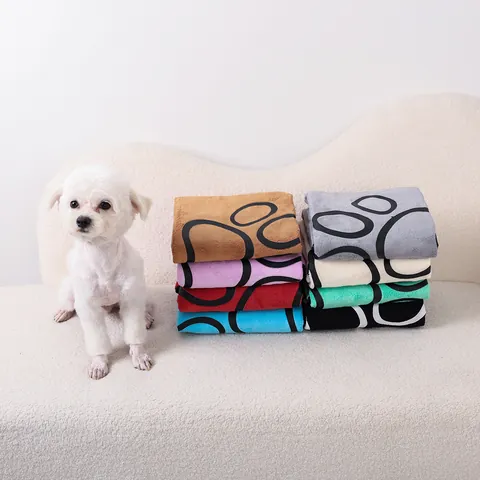 Washable Reusable Absorbent Coral Fleece Pet Training Pad Non-Slip Leak-Proof Puppy Pee Mat For Dogs Cats Indoor Furniture Protector