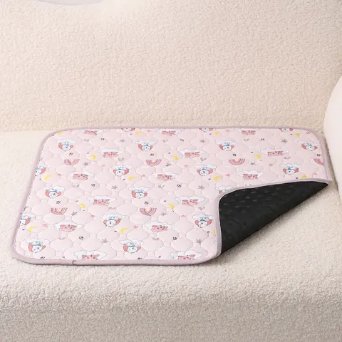 Empapador Lavable Reutilizable para Mascotas Impermeable Antideslizante Alfombra de Adiestramiento Perros Manta Absorbente Cama Jaula