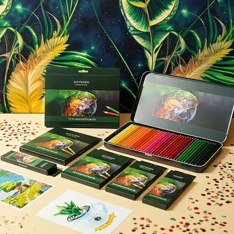 Lápices de Colores de Madera Profesionales JOYWISH para Dibujo Arte Estudiante Suministros Escolares Artista Pintura