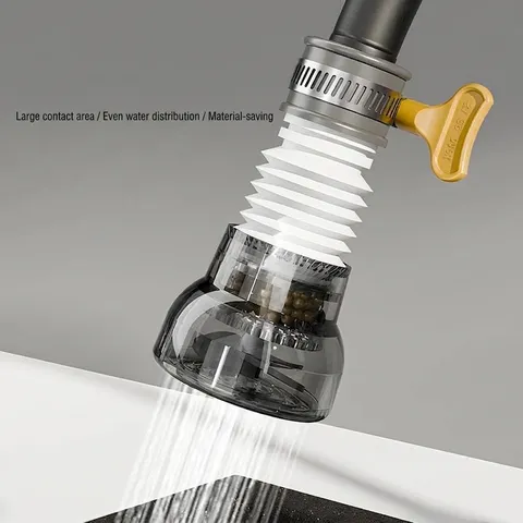 Universal Rotating Kitchen Faucet Filter Splash-proof Water Purifier Retractable Faucet Aerator For Kitchen Bathroom Sink