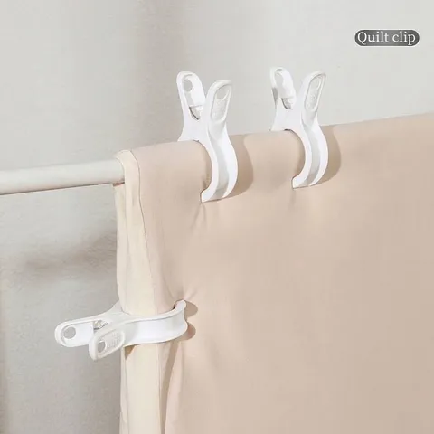 Large Windproof Quilt Clips Plastic Heavy Duty Clothes Pegs Non-slip Laundry Drying Hanger For Blanket Sheet Clothing