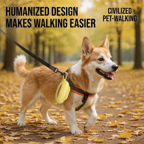 Portable Silicone Pet Waste Bag Dispenser Cloud Shape Waste Bag Holder With Hook For Outdoor Dog Walking Refill Bags