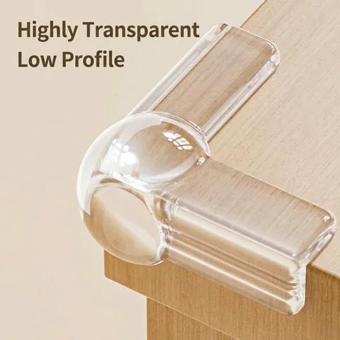 PVC Corner Protectors Soft Clear Edge Guards Set Safety Furniture Corner Bumpers For Babies Table Desk Protector Guards