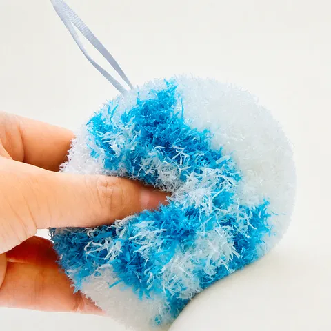 Multifunctional Household Cleaning Ball PP Fiber Mesh Scouring Sponge For Bathroom Kitchen Sink Countertop Cleaning Tool