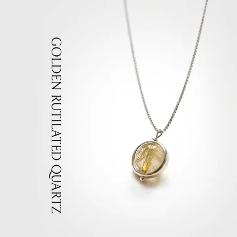 Collar con Colgante Redondo de Cristal Natural Minimalista para Mujer Cadena de Clavícula de Cobre Cuarzo Fresa Cuarzo Rosa Joyería