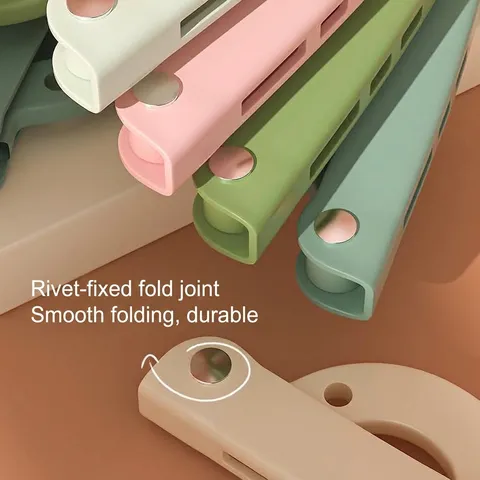 Cintres Pliables Portables Antidérapants Gain de Place Pour Voyage Dortoir Cintres Multifonctionnels en Plastique PP