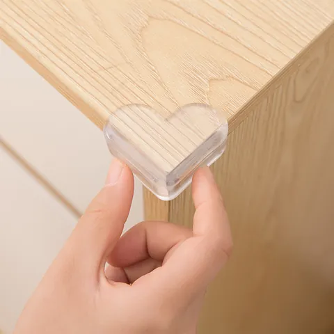 Transparent Baby Sicherheit Eckenschutz PVC Tisch Möbel Kantenschutz Herz Sphärische Schreibtisch Eckenschützer Kissen