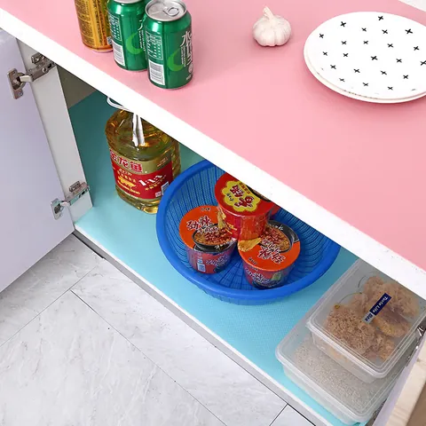EVA Drawer Liner Waterproof Oil-proof Non-slip Shelf Mat For Kitchen Cupboard Wardrobe Shoe Cabinet Cuttable Home Protective Mat