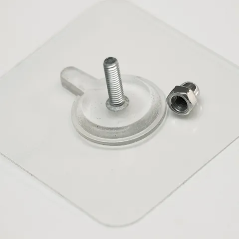 Modern Transparent Adhesive Non-Marking Screw Wall Hooks Heavy Duty Punch-Free Photo Frame Mount Hanger Simple Home Organization Hardware