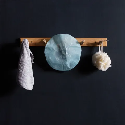 Cartoon Waterproof Shower Cap for Women Thickened Elastic Bathing Hair Cover PVC Kitchen Oil Fume Proof Hat Bathroom Accessories