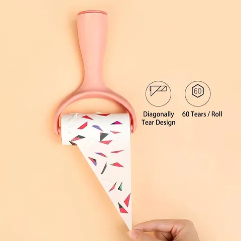 Standing Lint Roller For Clothes Hair Remover Sticky Roller Reusable Dust Remover Brush With Matte Handle Modern Minimalist Home Cleaning Tool