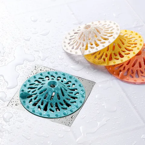 Volcano Shaped TPR Silicone Drain Cover Anti-Clogging Hair Catcher For Kitchen Sink Bathroom Shower Sewer Filter Guard Home Accessories