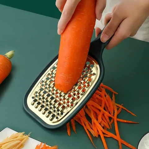 Multi-functional Stainless Steel Vegetable Grater Manual Potato Slicer For Carrot Ginger Garlic Household Kitchen Shredding Tool With Ergonomic Handle
