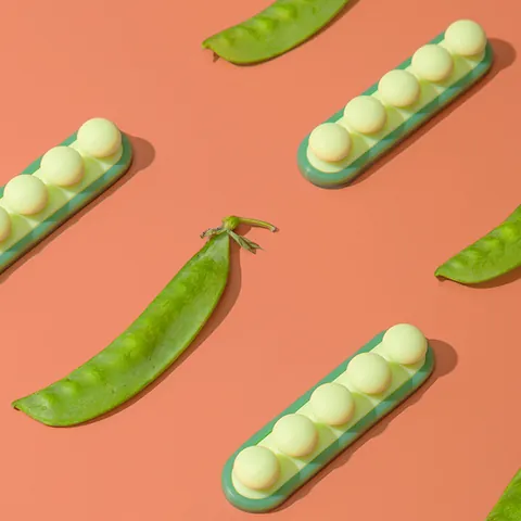 Pea Pod Shape Silicone Cable Organizer Desktop Wire Management Clips For Charging Cable USB Data Cable Cord Holder