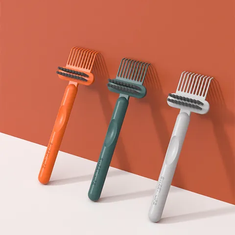 Comb Cleaning Brush Hair Brush Cleaner Tool Hair Removal Claw For Air Cushion Rolling Comb PP Plastic Grooming Accessory
