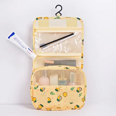 Kulturbeutel Zum Aufhängen Aus Oxford Gewebe Große Kapazität Wasserdicht Nass Trockentrennung Make Up Kosmetik Aufbewahrungstasche