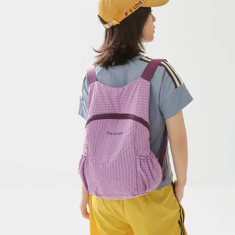 Foldable Lightweight Outdoor Backpack Nylon Water-repellent Large Capacity Travel Hiking Cycling Daypack For Men Women