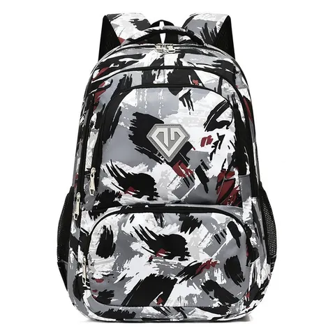 Camouflage Backpack Oxford Cloth Water Repellent Business Laptop Bag Large Capacity Casual Travel Backpack For Men Women
