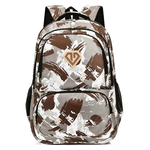 Camouflage Backpack Oxford Cloth Water Repellent Business Laptop Bag Large Capacity Casual Travel Backpack For Men Women