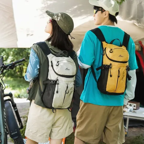 Wasserabweisender Outdoor Sport Rucksack Strapazierfähiges Nylon Leichtes Wandern Camping Rucksack Für Herren Damen Mehrzweck Reise Daypack