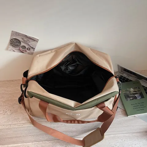Grand Sac de Sport pour Hommes Femmes Séparation Sec et Humide Sac de Voyage Imperméable Avec Compartiment à Chaussures Indépendant Sac d'Entraînement Natation