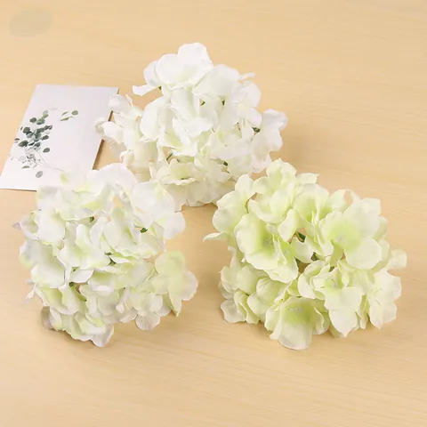 Kunstmatige Hortensia Bloemkoppen Zijden Stof Valse Hortensia's Voor Bruiloft Boog Bloemmuur Woondecoratie Feest DIY Ambacht