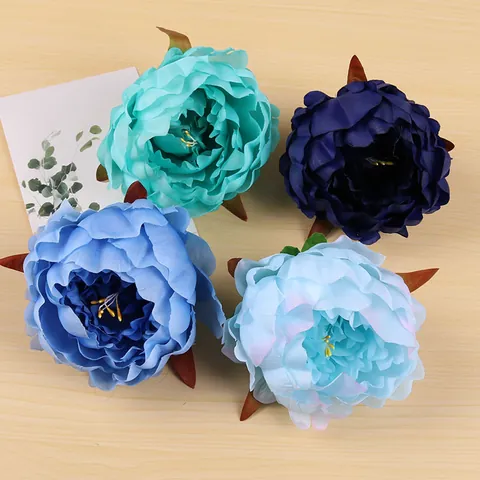 Künstliche Pfingstrosen Blütenköpfe Seidenstoff Falsche Blumen Für Hochzeitsdekoration Fotografie Requisiten DIY Handwerk Wohnkultur Girlanden Materialien