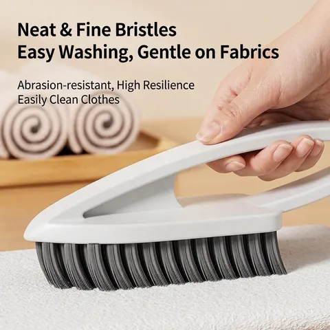 Multipurpose Household Cleaning Brush Soft Bristle Shoe Brush Laundry Brush For Shoes Clothes Cleaning Tool With Hanging Hole