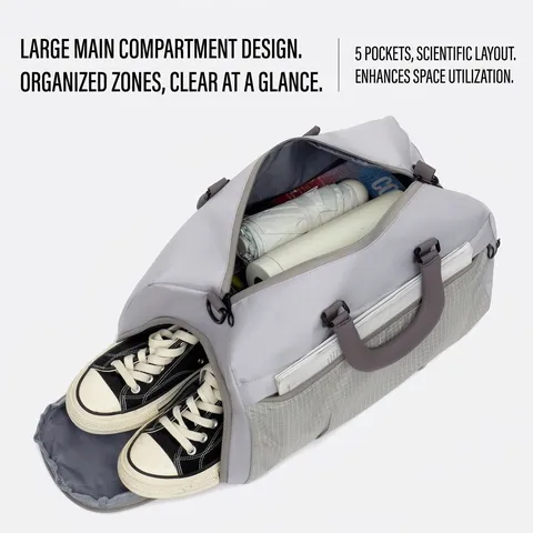 Fashion Casual Oxford Cloth Multi Functional Travel Bag Large Capacity Sports Fitness Handbag Suitcase Sleeve Trolley Luggage Duffle Bag