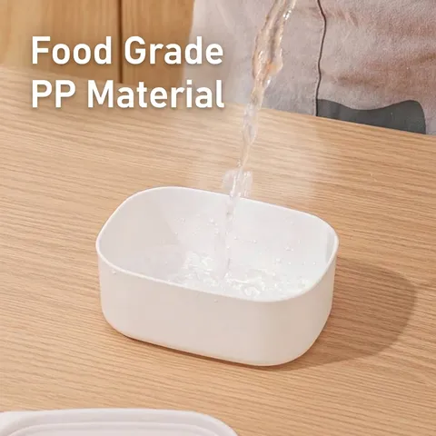 Quantitative Mini Food Storage Container Microwaveable Freezer Safe Small Fresh-keeping Box For Grains Fruits Portioned Meal Prep Portable Bento Box