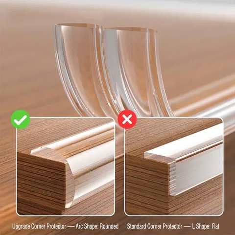 Transparent Baby Safety Edge Protector Soft Furniture Corner Guard Table Desk Clear PVC Adhesive Protection Strip
