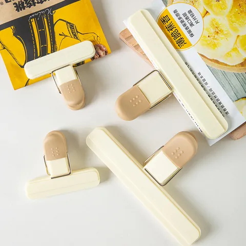 Modern ABS Food Bag Sealing Clips Moisture-Proof Sealing Clips Household Snack Bag Fresh-Keeping Sealing Clips Large Small