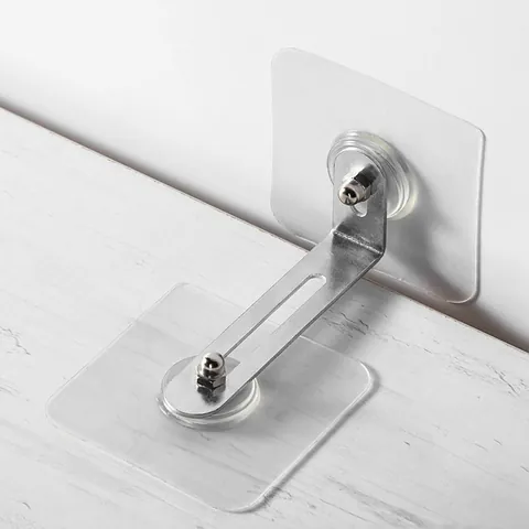 Punch-Free Furniture Anti-Tip Device Adjustable Cabinet Anchors Safety Wall Straps For Bookcase Wardrobe Home Protection