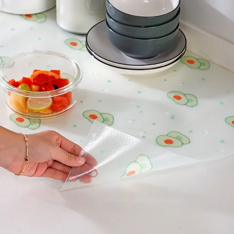 Waterproof Oilproof EVA Kitchen Drawer Shelf Liner Mat Non-Slip Cabinet Table Mat For Home Wardrobe Shoe Cabinet Protective Pad