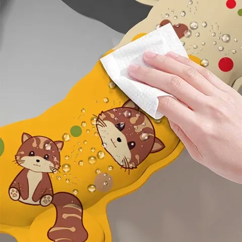 Waterproof EVA Toilet Seat Cover Cartoon Animal Print Four Seasons Universal Washable Bathroom Seat Pad For Everyday Use