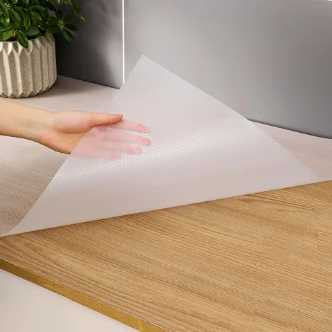Waterproof EVA Cabinet Liner Oilproof Non-Slip Drawer Mat Cuttable Refrigerator Pad For Kitchen Shelf Home Storage