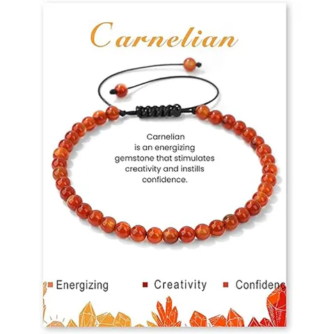 Pulsera de Cuentas de Piedra Natural Hecha a Mano para Mujer Hombre Cuerda Tejida Ajustable Joyería de Energía Estilo Bosque Minimalista Regalo