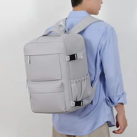 Zaino Porta PC Grande Capacità Borsa Viaggio Business Oxford Impermeabile Unisex Scomparto Scarpe Zaino Traspirante