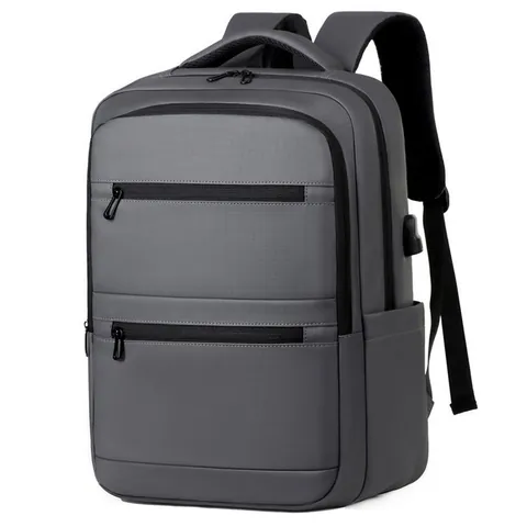 Mochila Oxford Impermeable para Hombre Business Elite Puerto de Carga USB Bolsa para Portátil Daypack de Viaje Minimalista Multifuncional